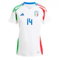 Maglie da calcio Italia Federico Chiesa #14 Seconda Maglia Femminile Europei 2024 Manica Corta